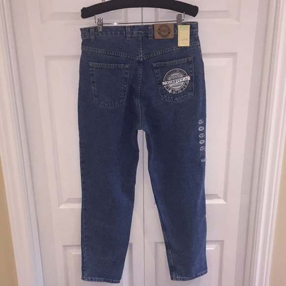 Vintage Northern Reflections Ladies Mom Denim Jeans Size 15/16 - Picture 1 of 14
